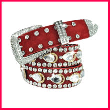 Fashion jeweled belt,studded belt for women